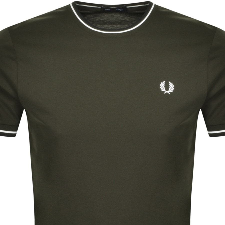 Alternative Image for ProductFred Perry Twin Tipped T Shirt Green2